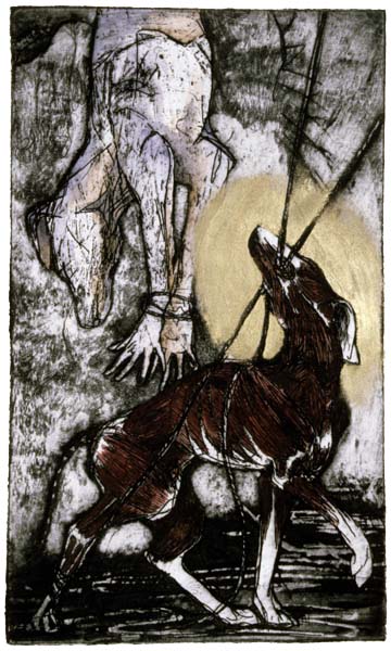 Undercurrent (2001) - etching, aquatint
