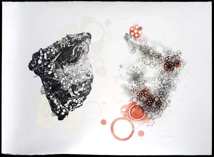 Underlie (2008) - graphite, watercolor, and gouache on paper
